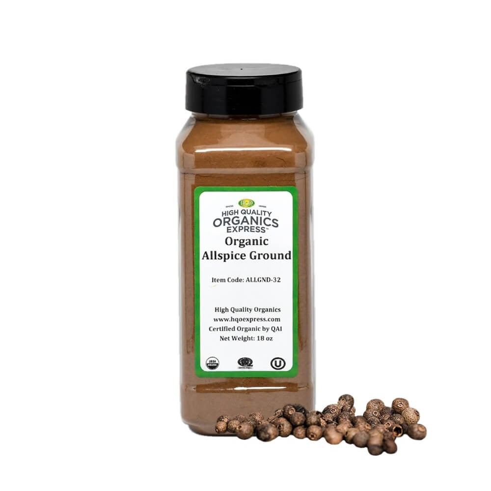 High Quality Organics Express Allspice Ground Jar