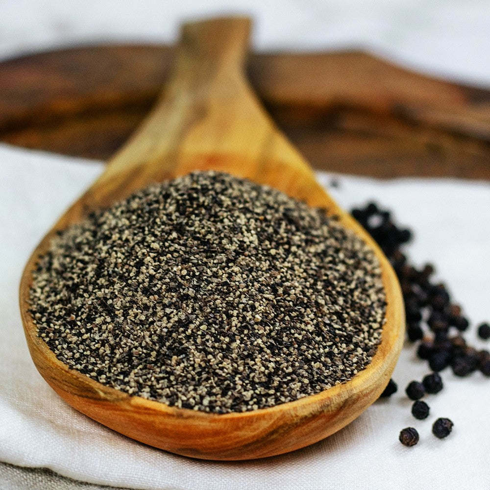 High Quality Organics Express Black Pepper Medium Grind 28 Mesh