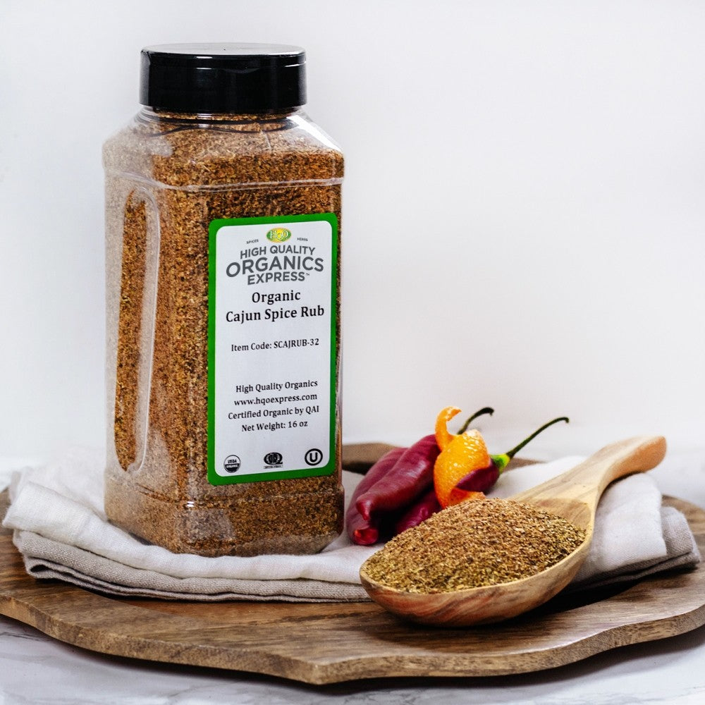 High Quality Organics Express Cajun Spice Display