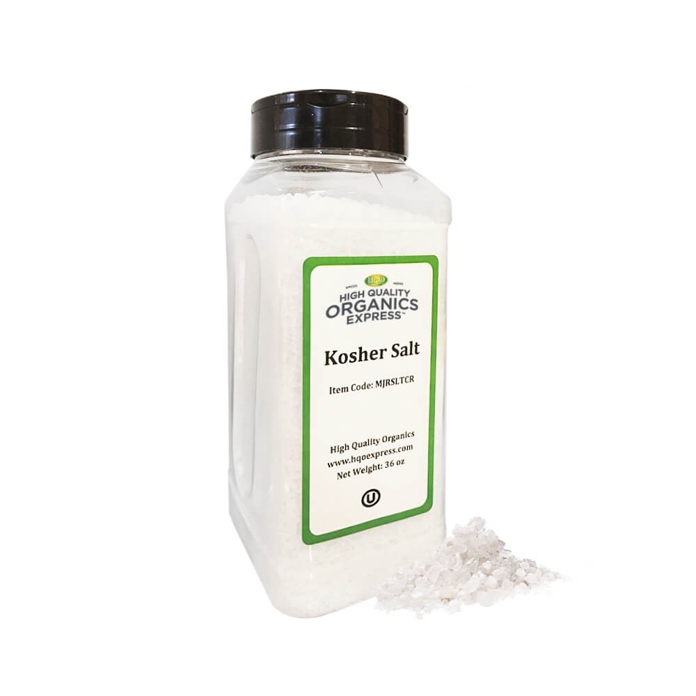 High Quality Organics Express Kosher Salt Jar