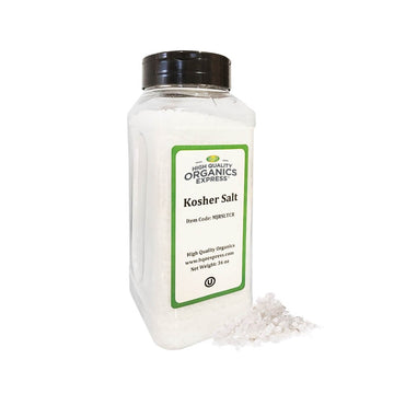 High Quality Organics Express Kosher Salt Jar